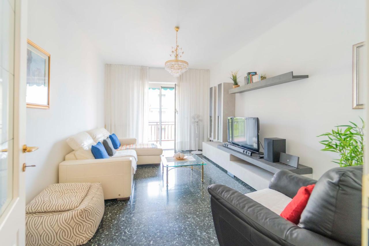 193 - Casa Via Della Chiusa - Centralissimo E Vicino Alla Baia Del Silenzio, Spiaggia E Mare 150M - Parcheggio Gratis Incluso E Aria Condizionata Sestri Levante Bagian luar foto